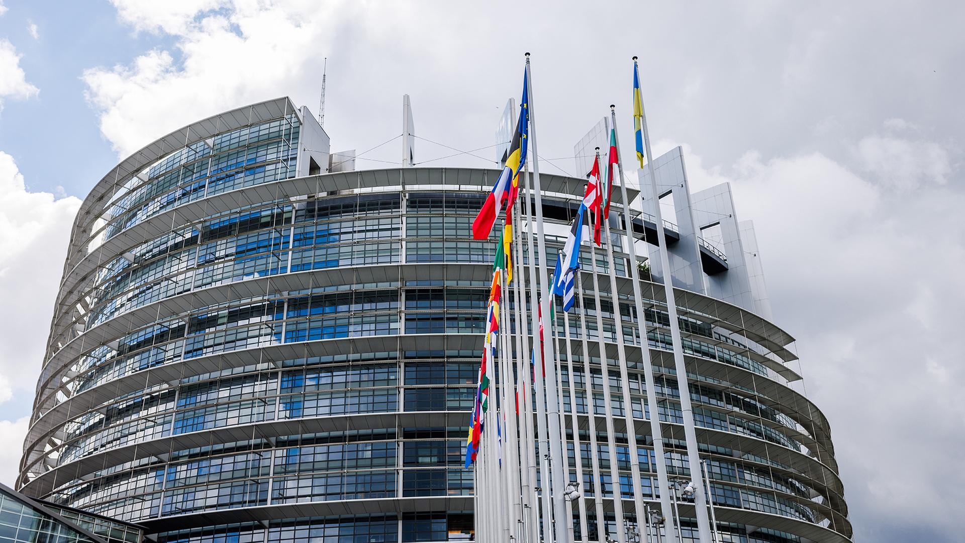 Das Gebäude des Europäischen Parlaments in Straßburg. | dpa