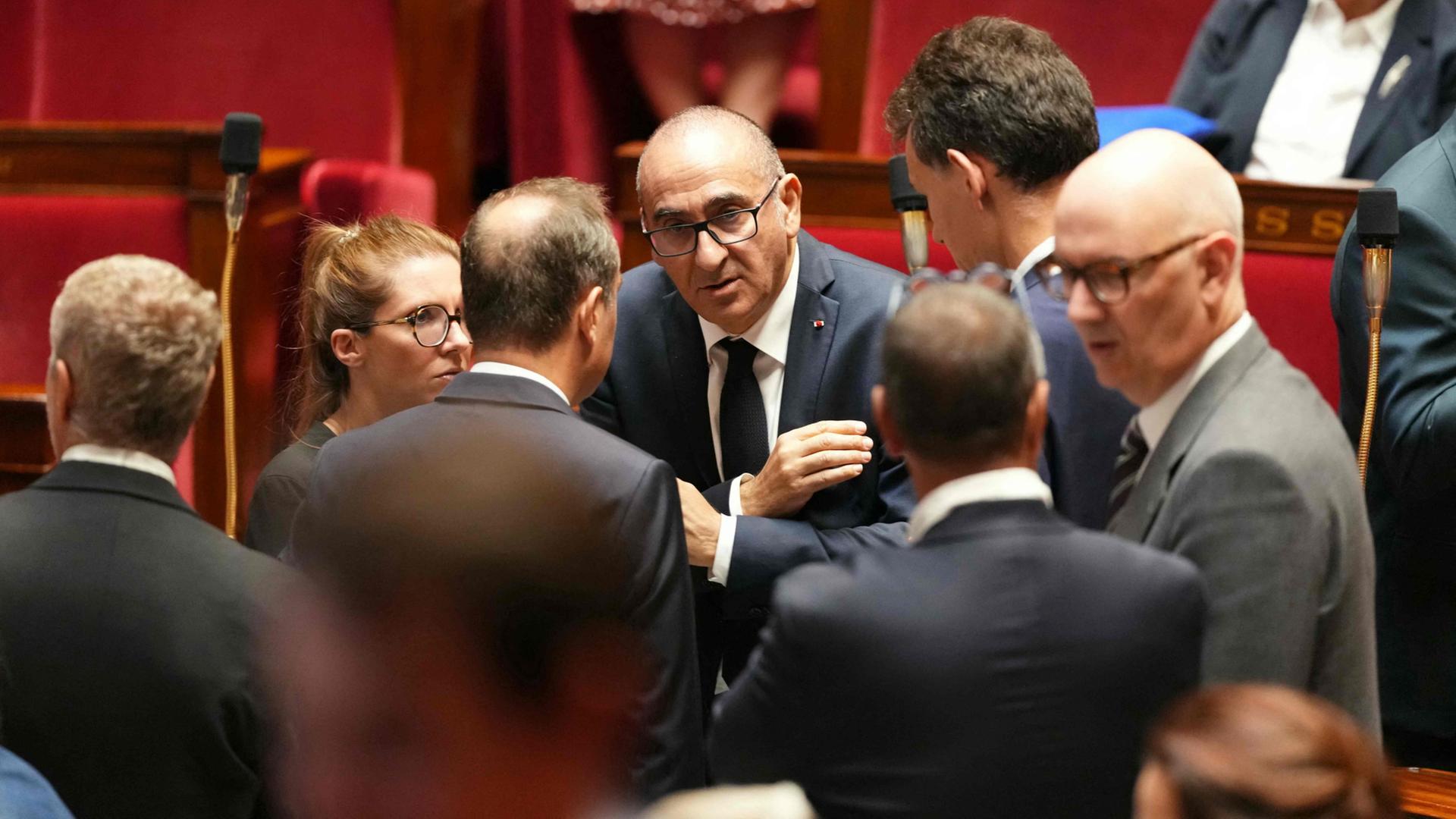 Finanzminister Lescure  bei der Haushaltsdebatte in Frankreich | AFP
