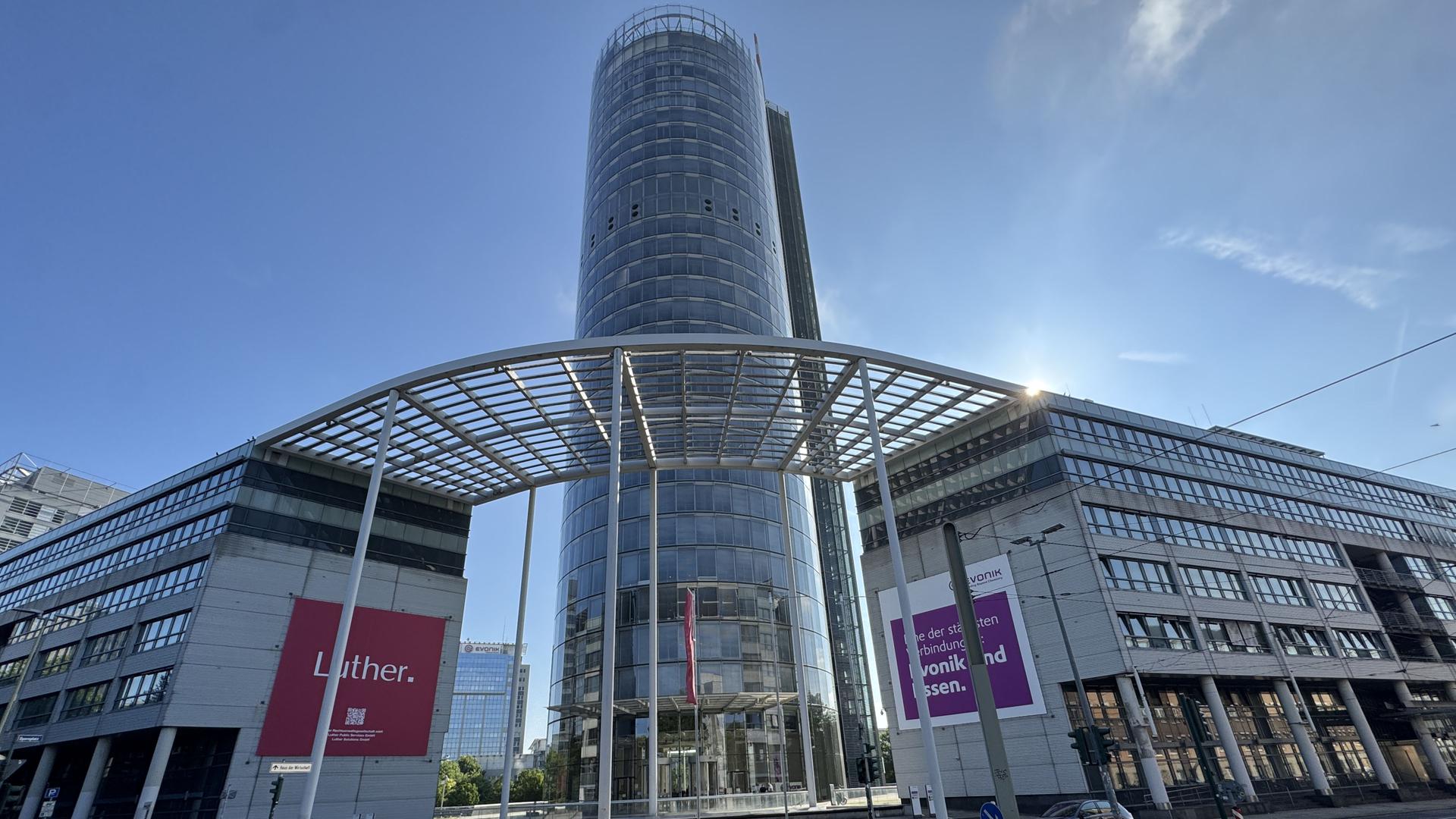 Evonik-Tower in Essen gesperrt
