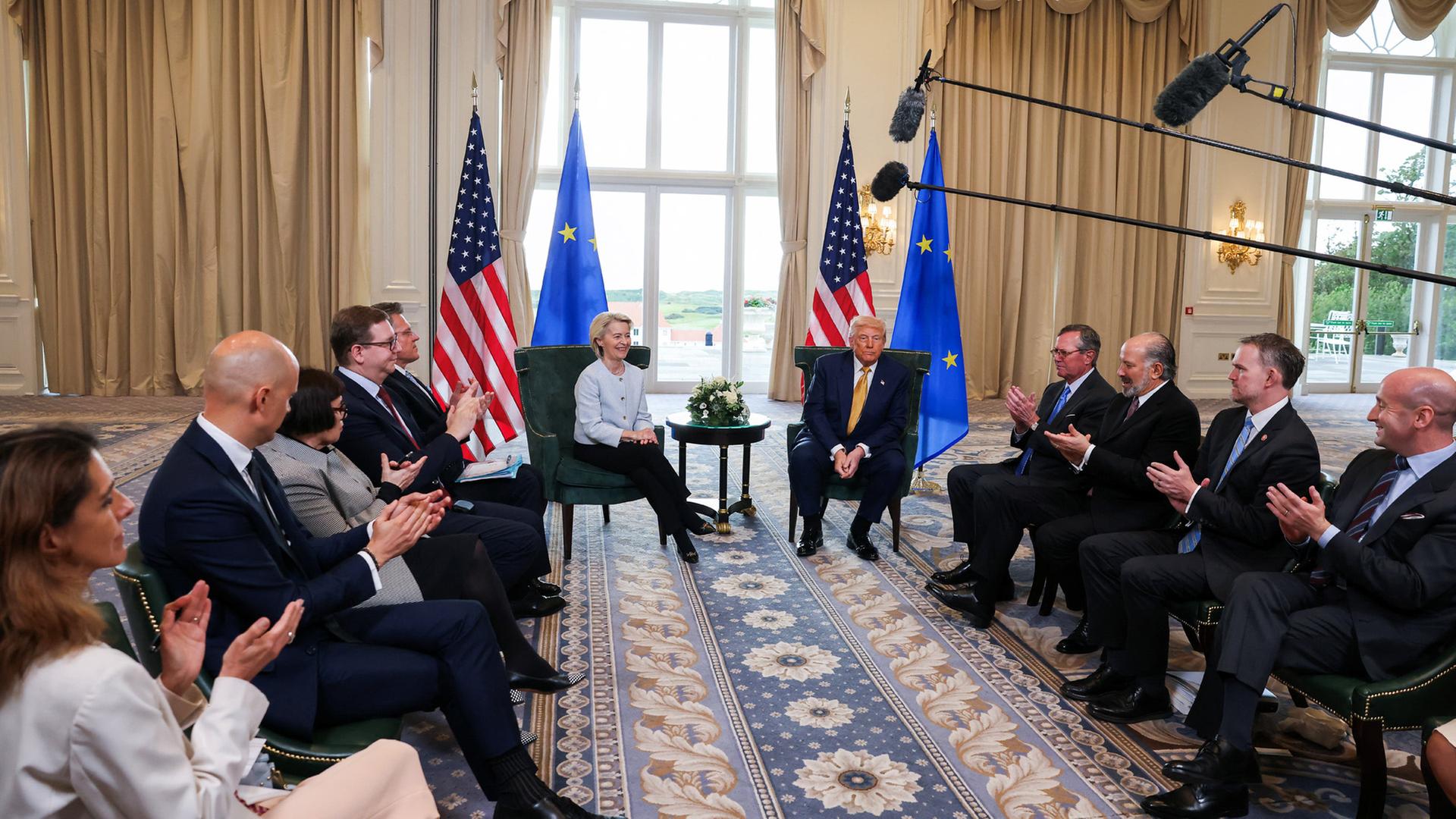 Ursula von der Leyen und Donald Trump | REUTERS