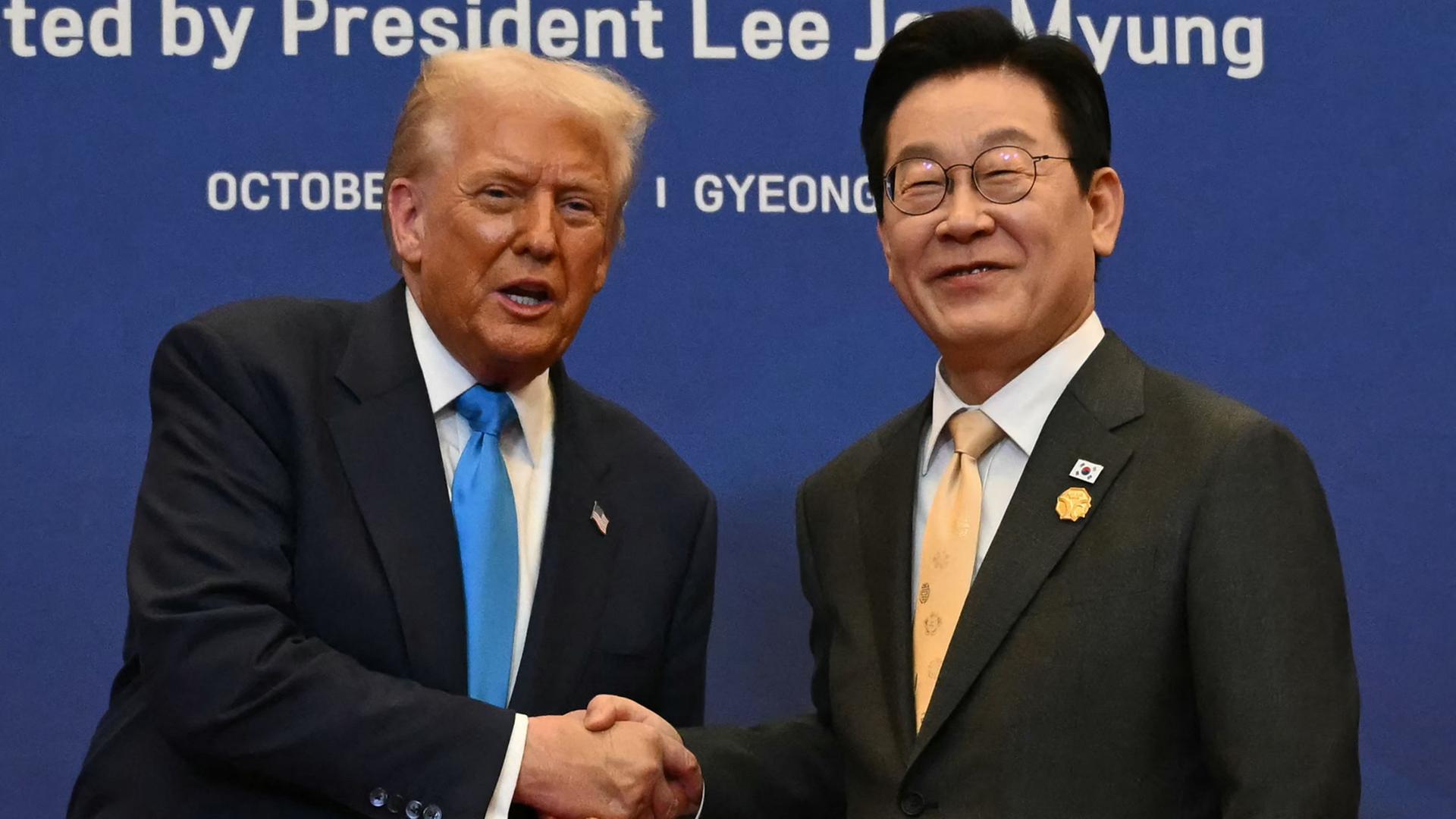 Donald Trump und Lee Jae Myung | AFP