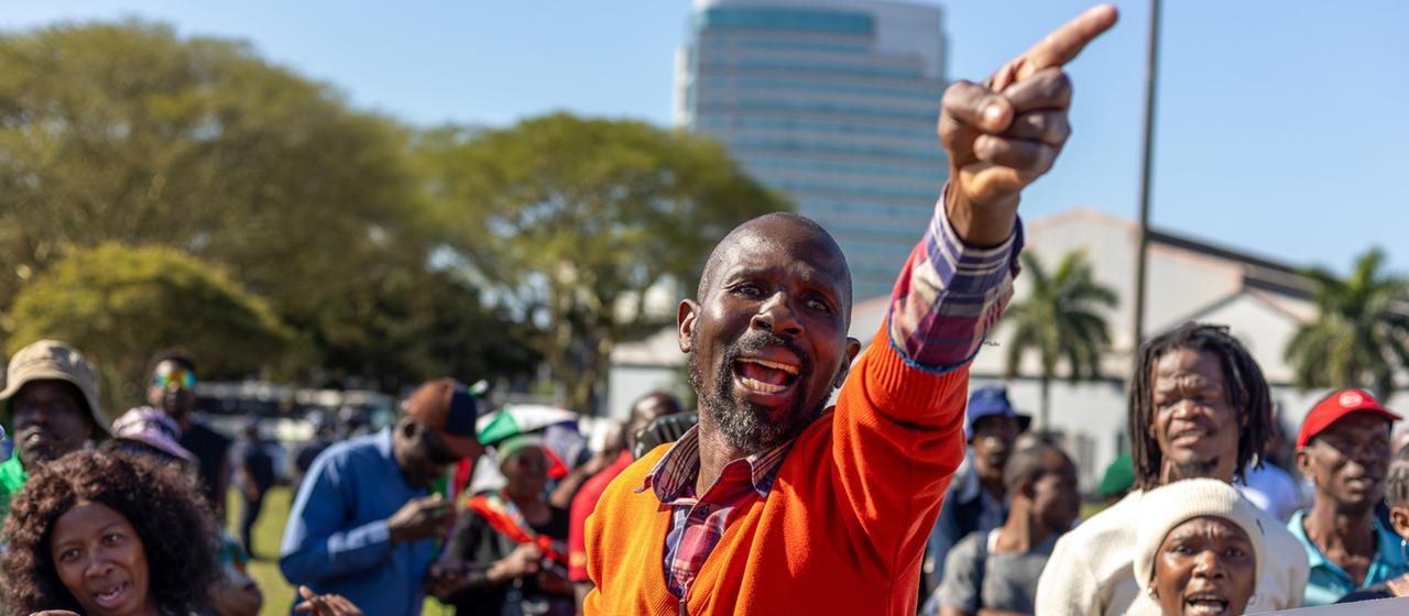Fremdenfeindliche Proteste in Südafrika/Durban