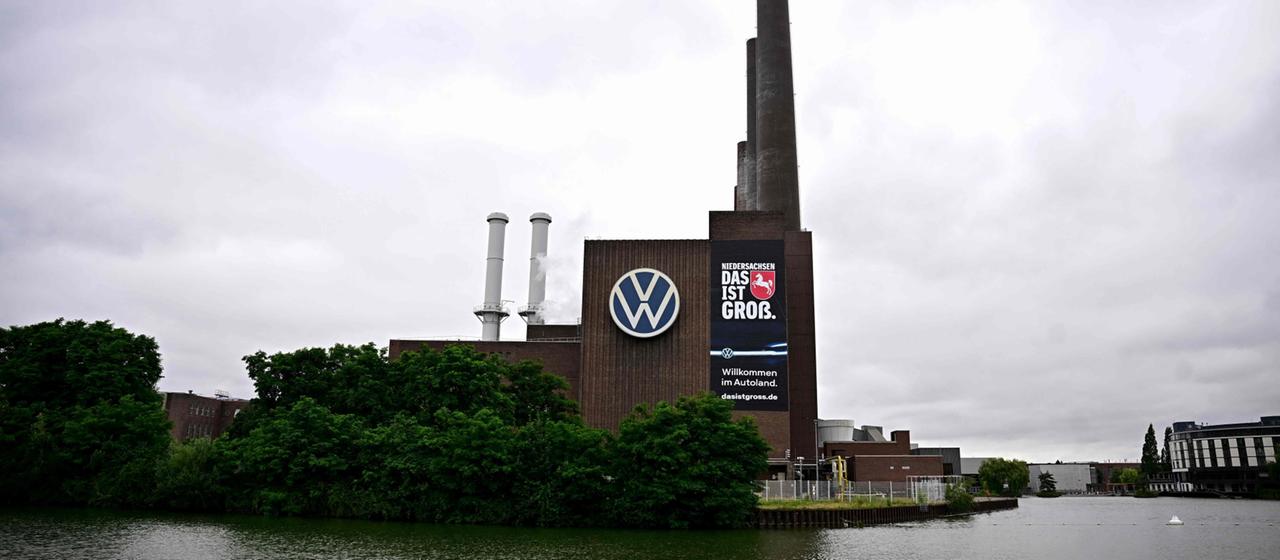 Blick auf das VW-Stammwerk in Wolfsburg.