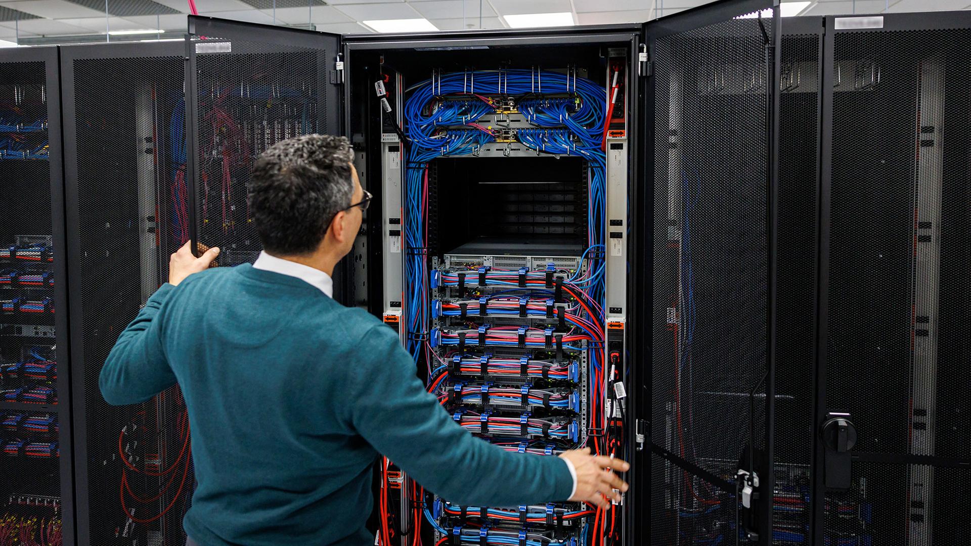 Rechenzentrum des Softwaredienstleisters Datev. | picture alliance/dpa