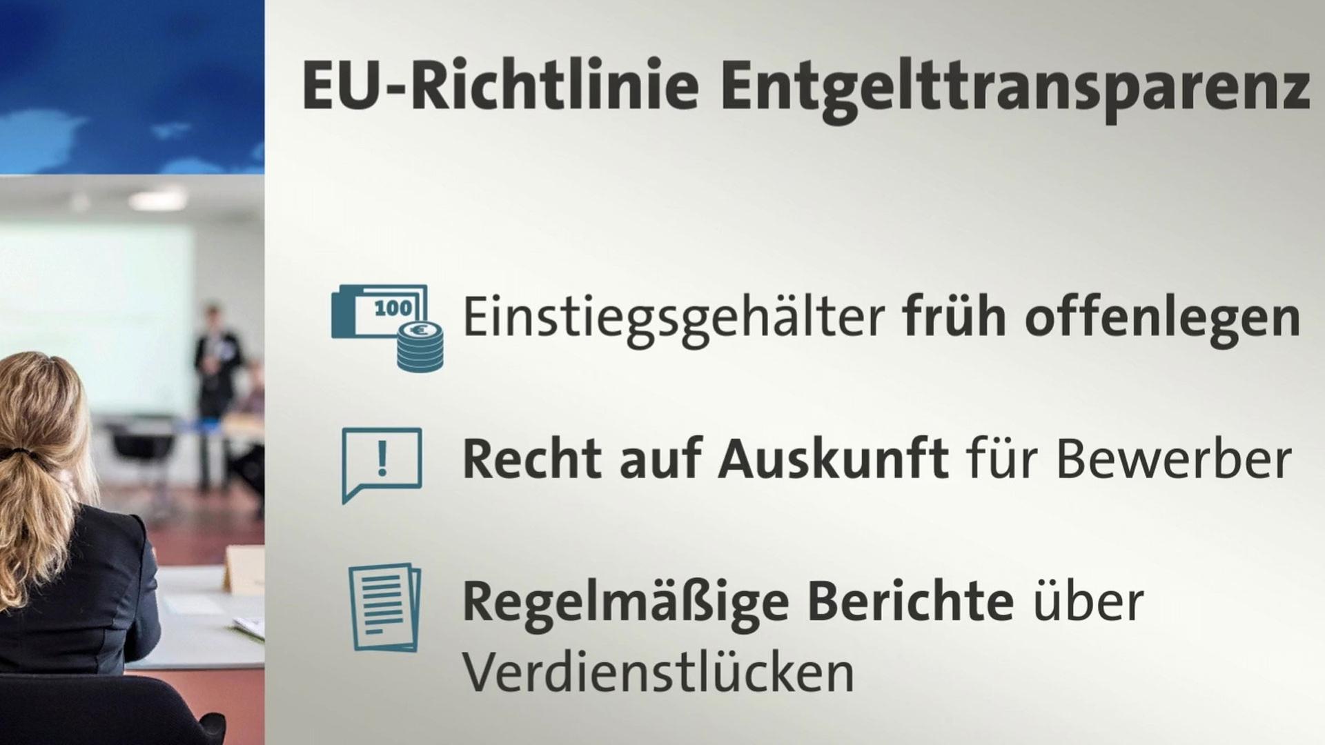 Deutschland will EU-Entgelttransparenz-Richtlinie nachverhan