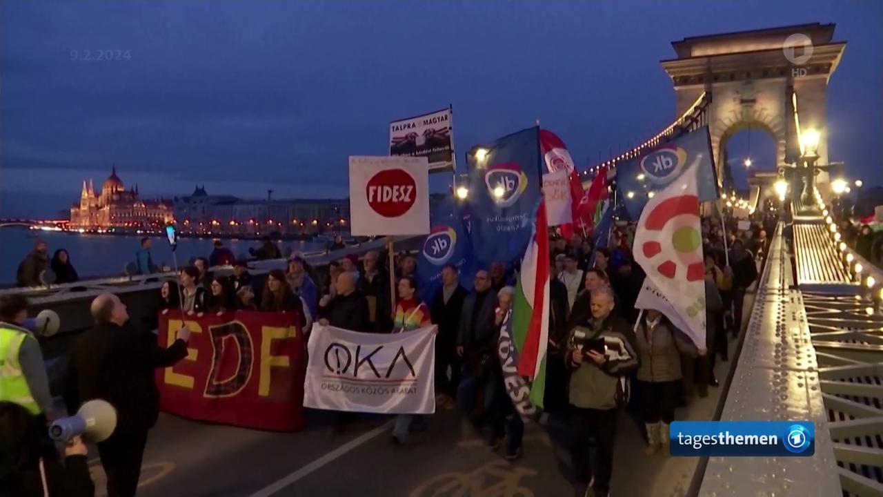 Ungarns Ministerpräsident Orban durch Pädophilie-Skandal auch nach Rücktritten unter Druck | tagesschau.de