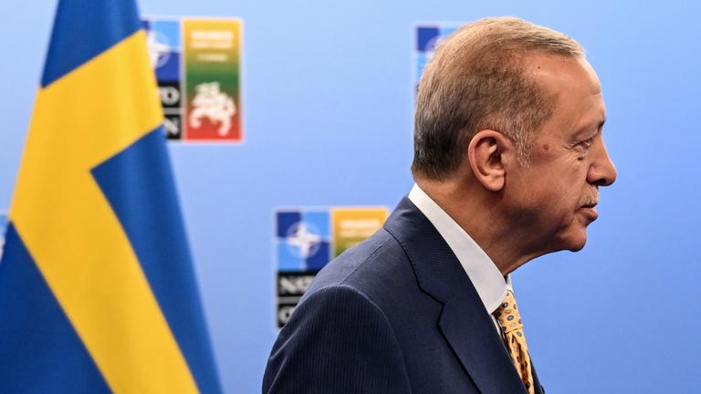 Erdogan auf dem NATO-Gipfel in Vilnius (Litauen)