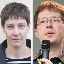 Irina Borogan  und Andrei Soldatov (Archivbild 2015)