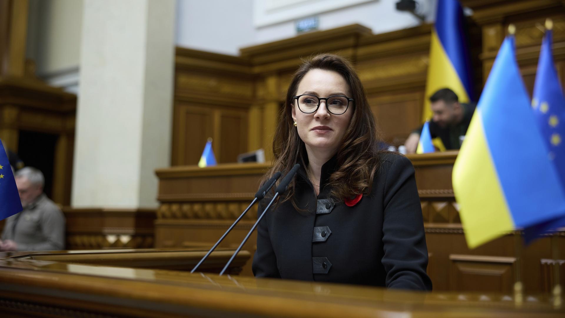Ukraine: Parlament bestätigt neue Ministerpräsidentin Swyrydenko