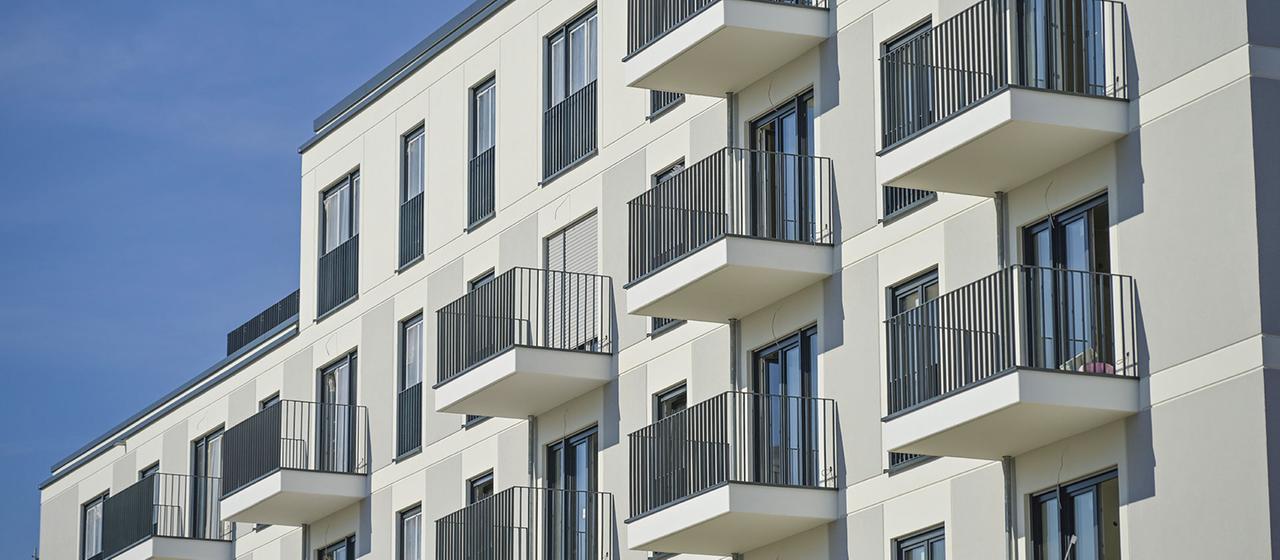 Neubaugebiet in der Stadt