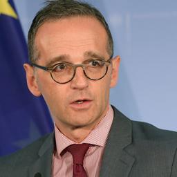 Bundesaußenminister Heiko Maas spricht bei einer Pressekonferenz