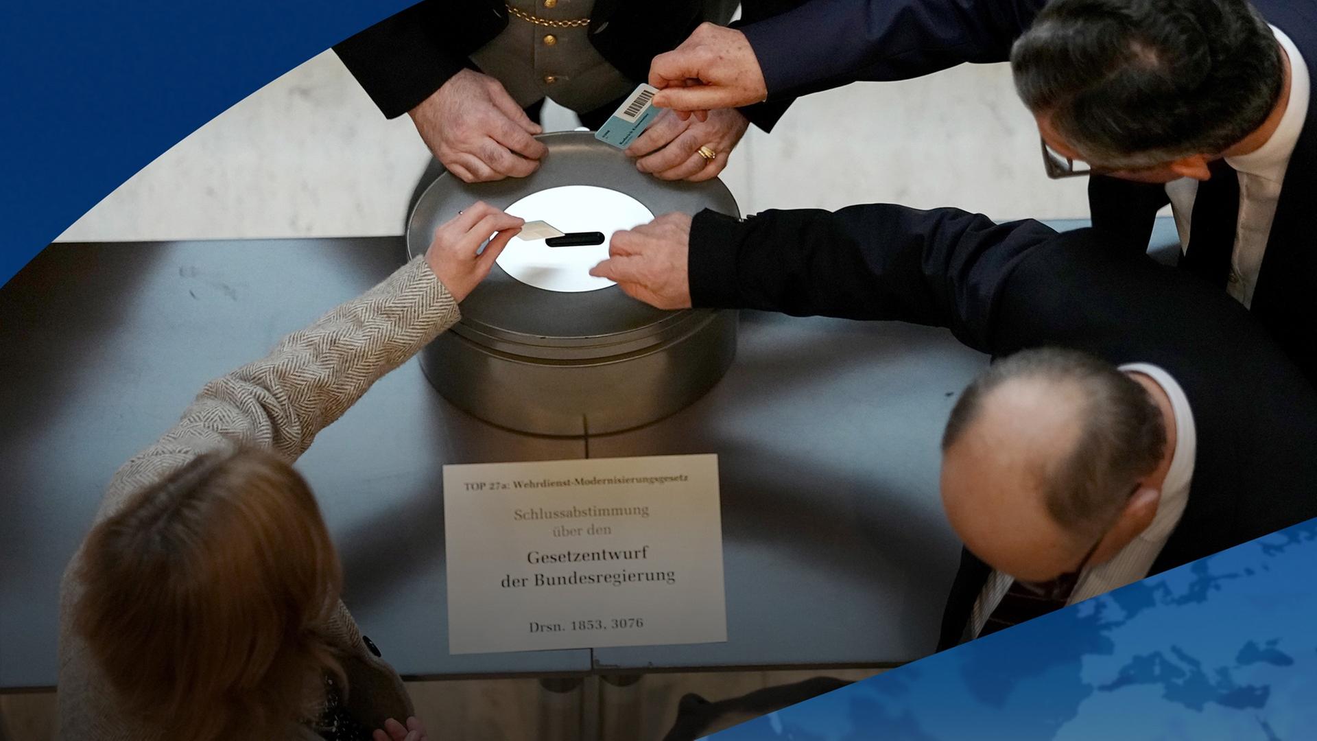 Abstimmung im Bundestag zum Rentenpaket | dpa