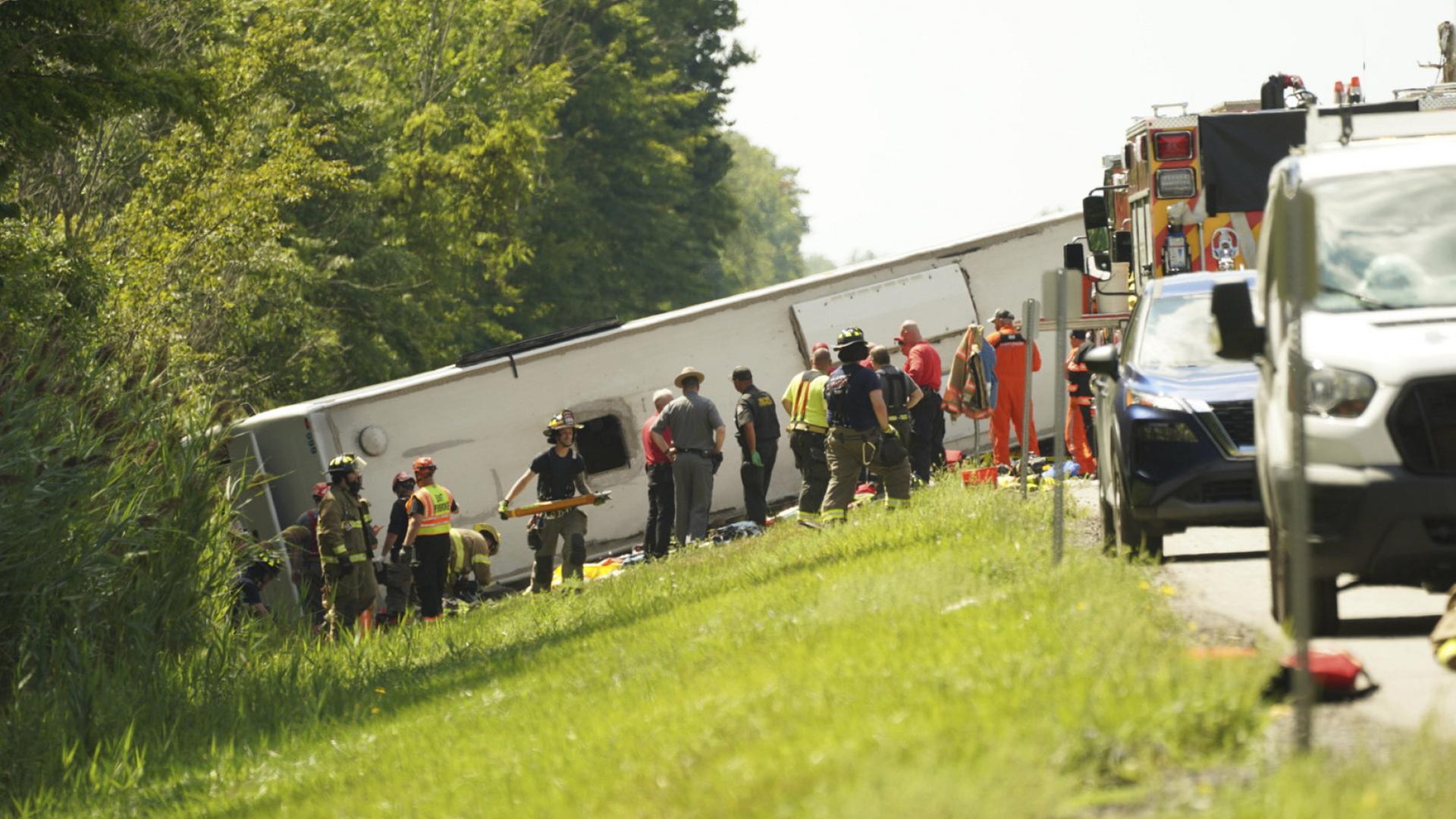 Fünf Tote nach Busunfall nahe der Niagarafälle