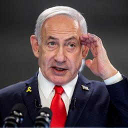 Israels Premier Netanjahu bei einer Pressekonferenz