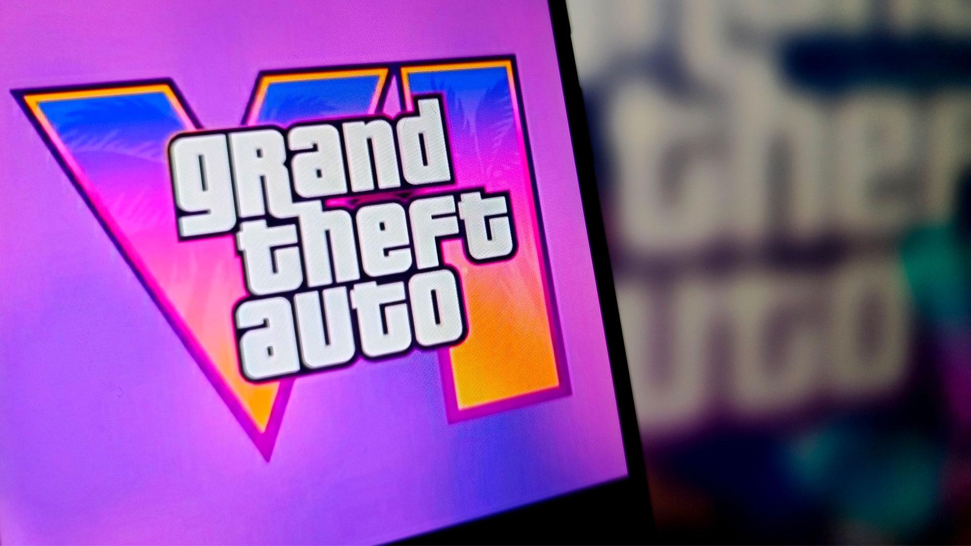  Das Logo von Grand Theft Auto VI auf einem Display | picture alliance / CFOTO