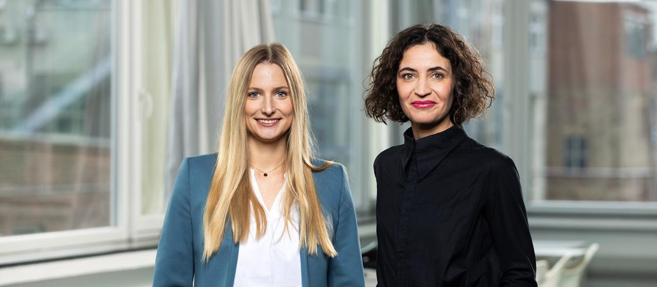 Josephine Ballon und Anna-Lena von Hodenberg