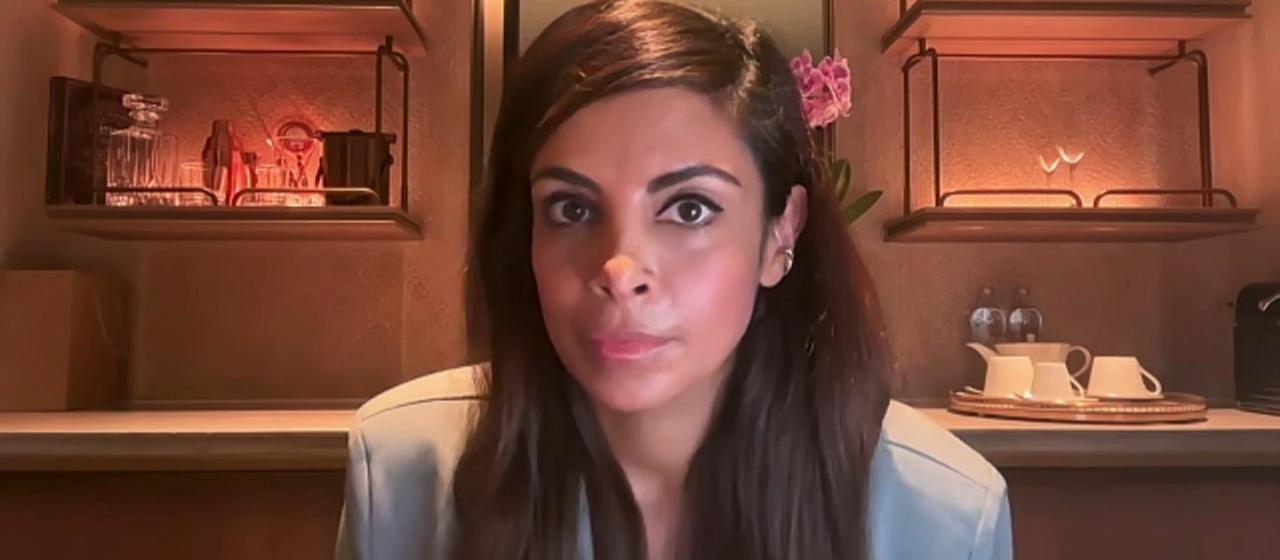 Collien Fernandes im Interview mit den tagesthemen