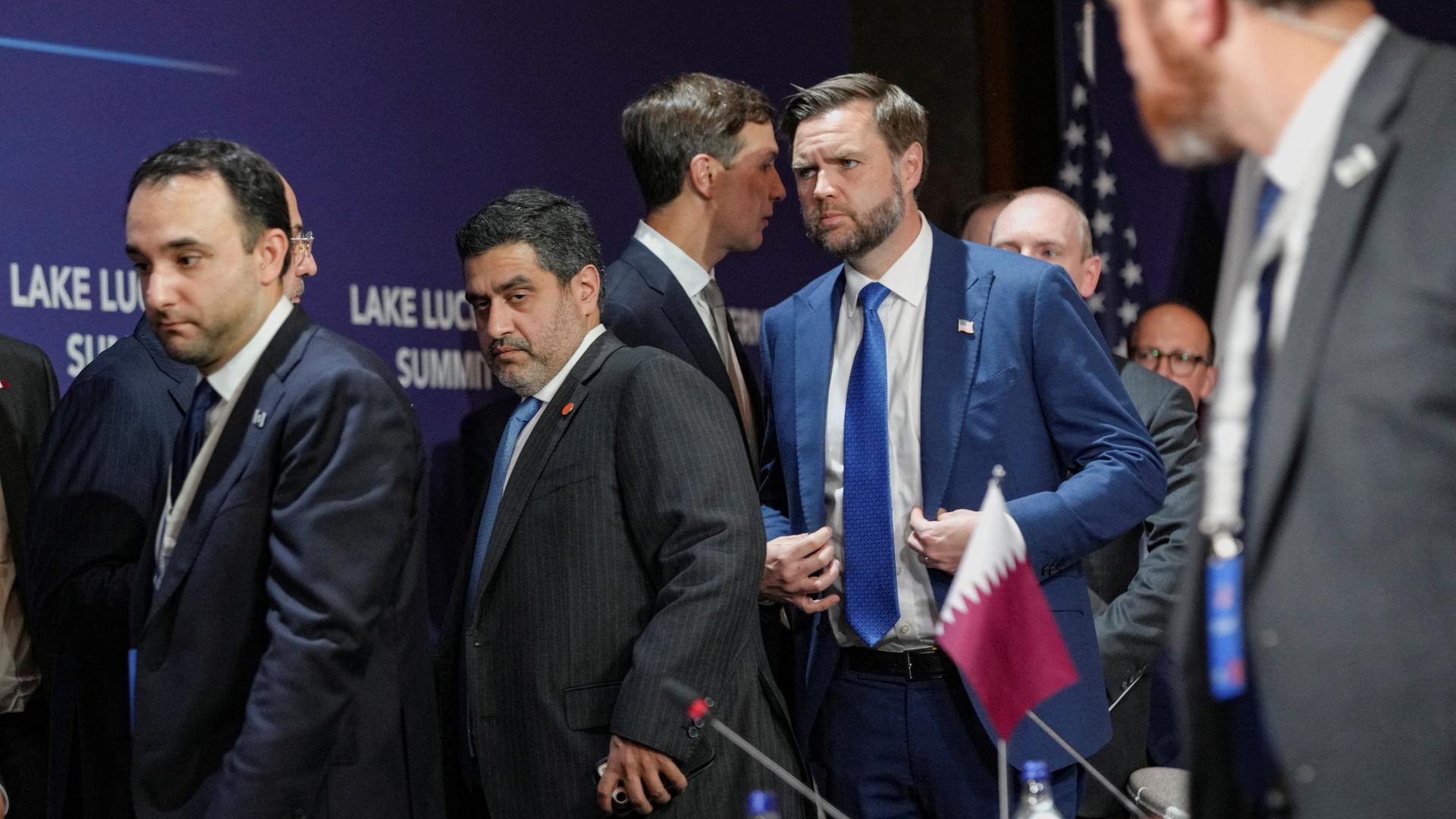 Vizepräsident Vance und Jared Kushner bei den Gesprächen in der Schweiz | REUTERS