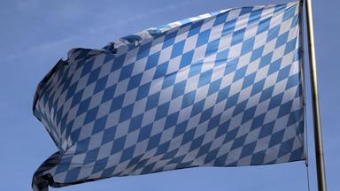 Fahne des Bundeslandes Bayern