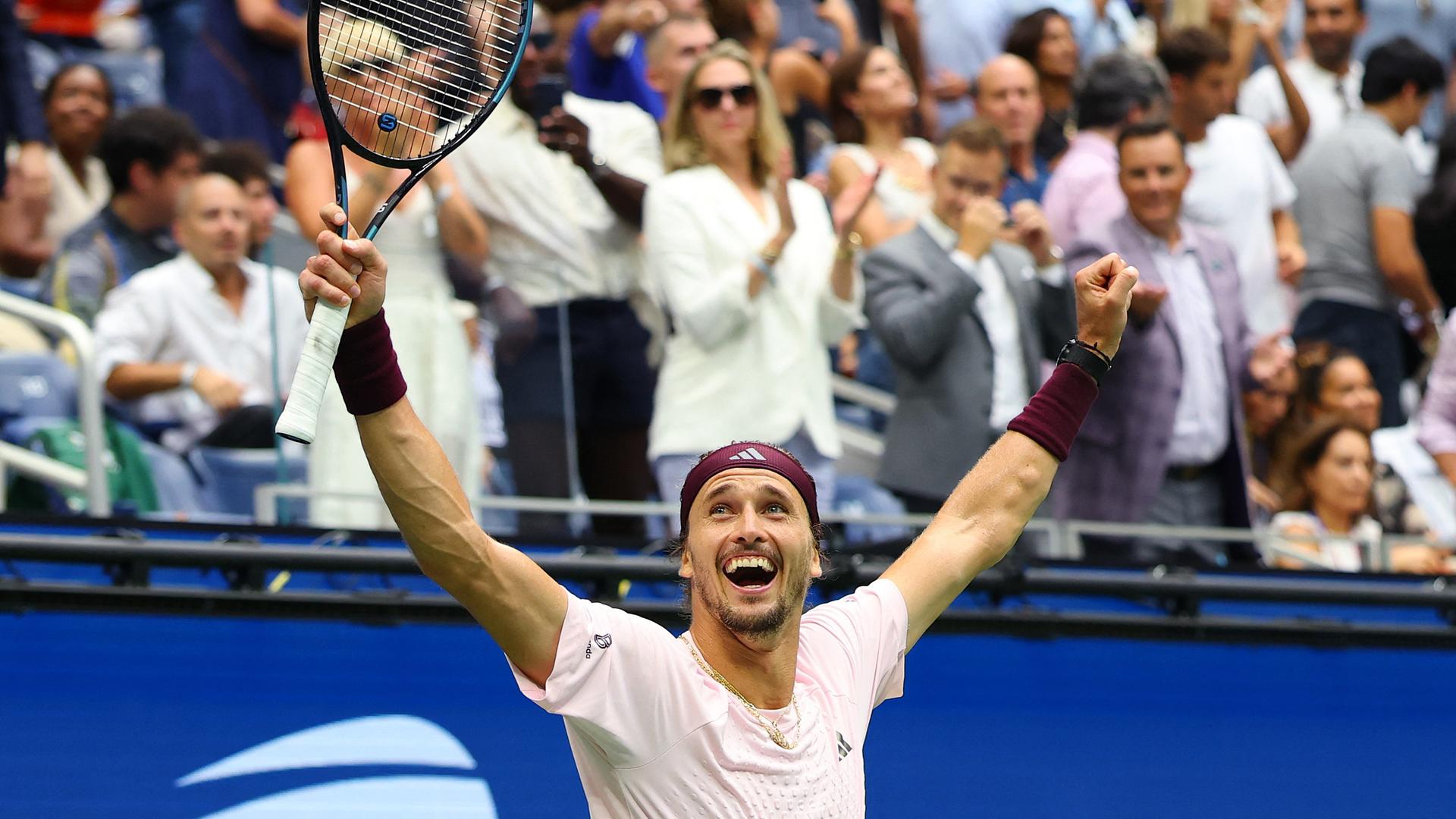 US Open: Alexander Zverev schreibt gegen Ben Shelton Geschichte
