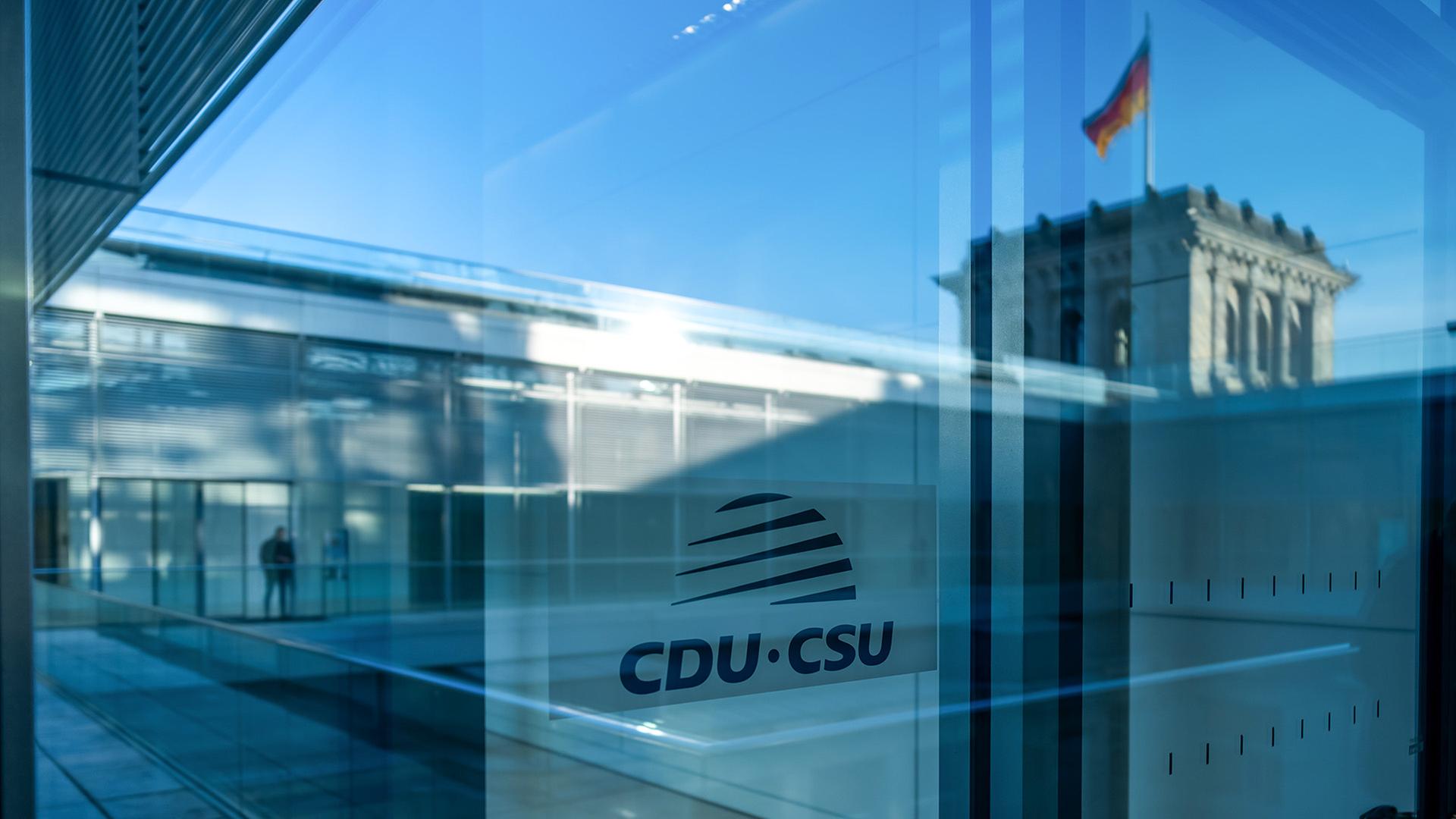 CDU/CSU-Bundestagssitzung