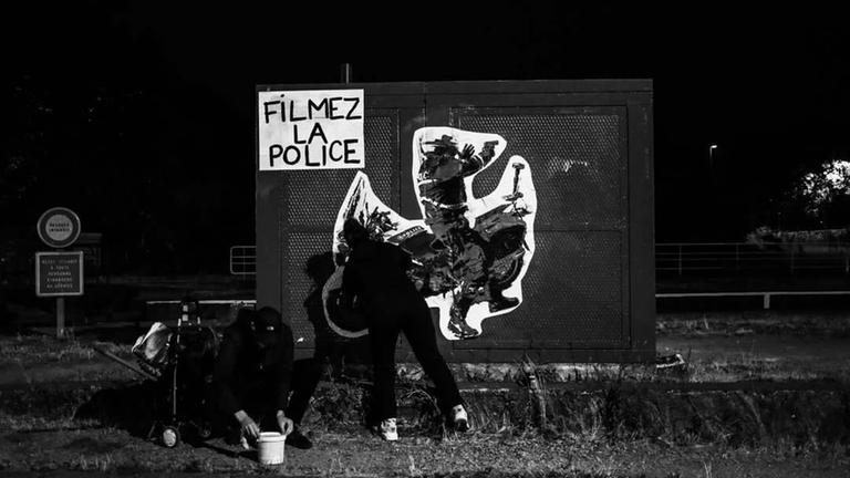 Collagen französischer Jugendlicher in Roubaix.