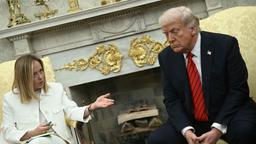 Giorgia Meloni und Donald Trump