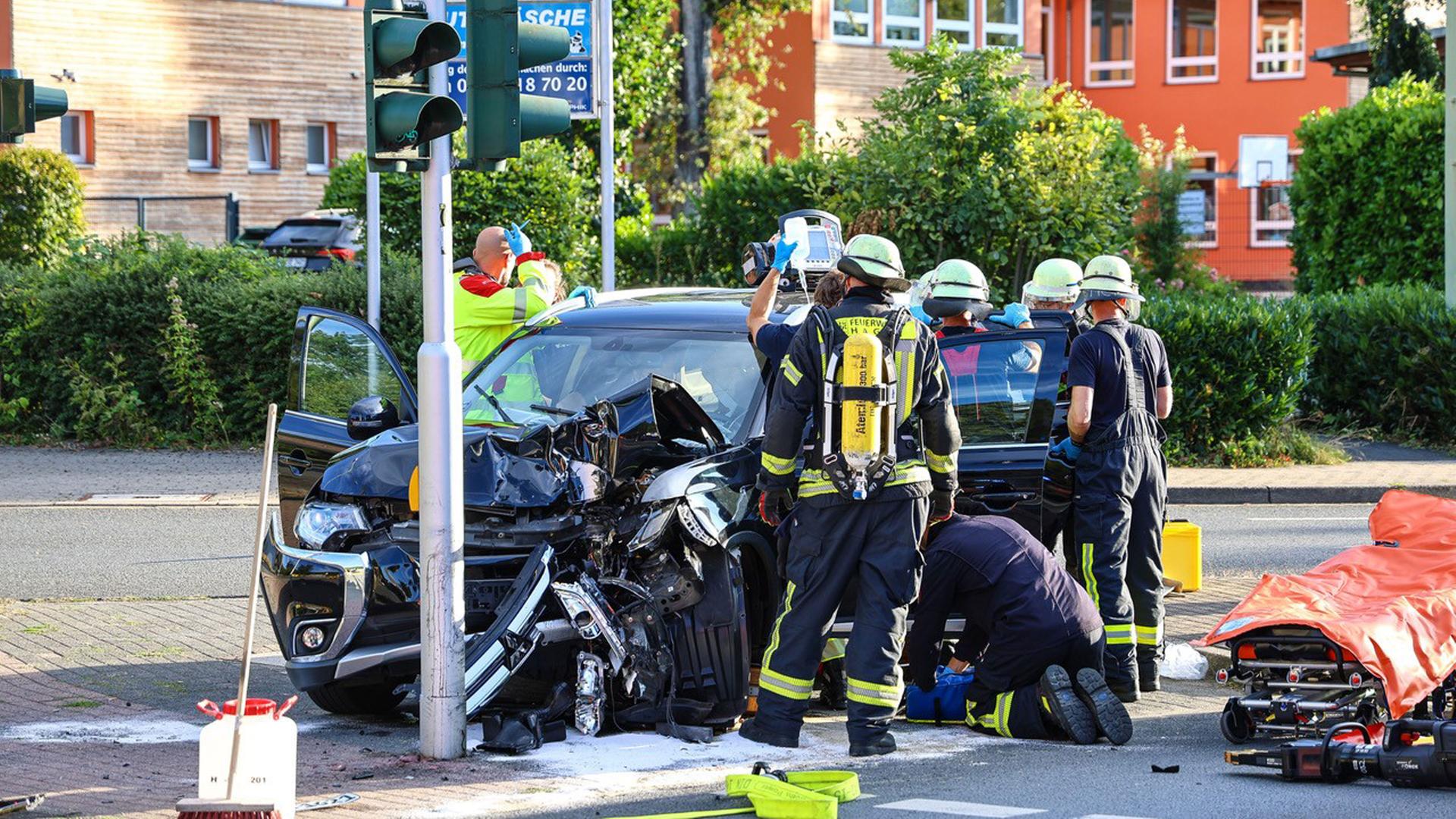 Schwerer Autounfall in Hagen