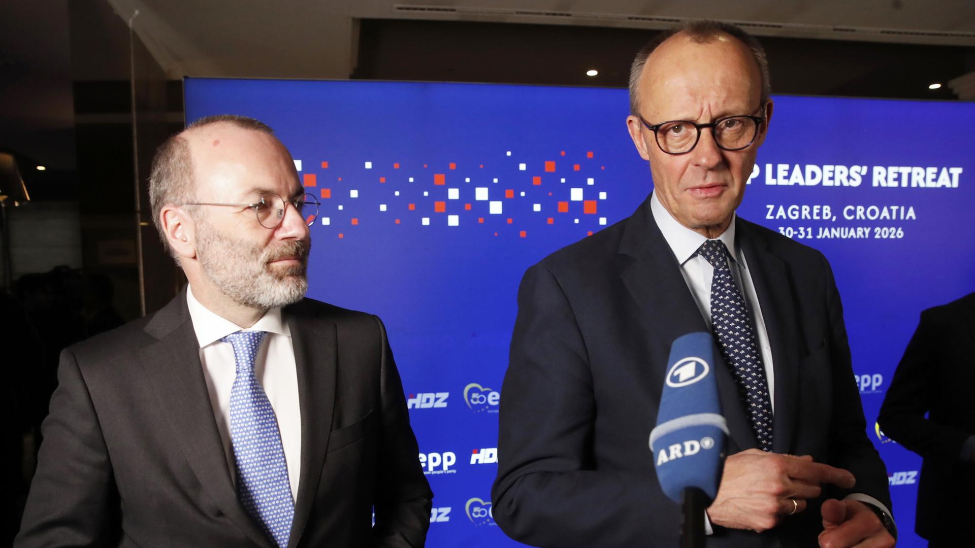 Manfred Weber Friedrich Merz | EPA