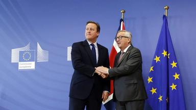 Cameron und Juncker in Brüssel