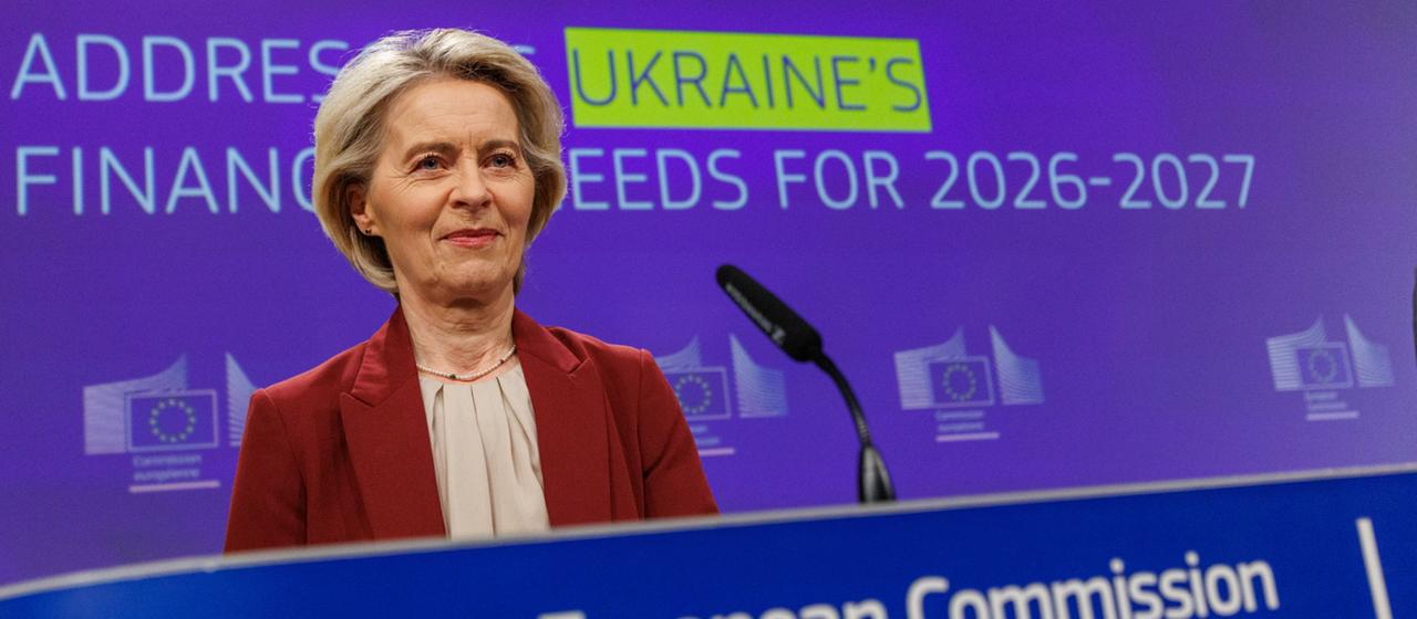 Eu-Kommissionspräsidentin von der Leyen bei der Vorstellung ihres Vorschlags