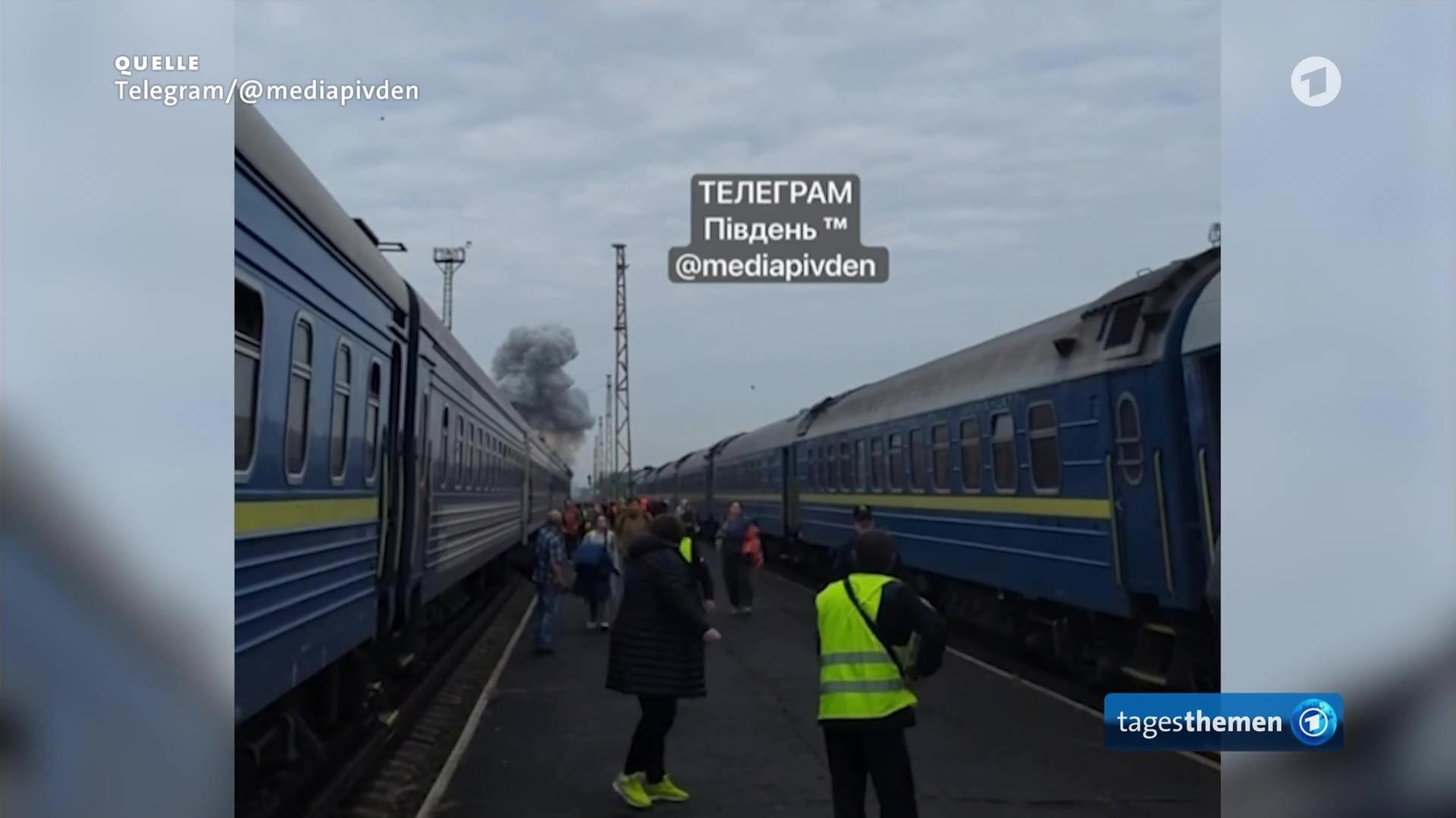 Heftige Kritik an russischem Angriff auf Zug auf dem Weg nach Warschau