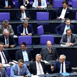 Mitglieder der AfD-Fraktion im Deutschen Bundestag.