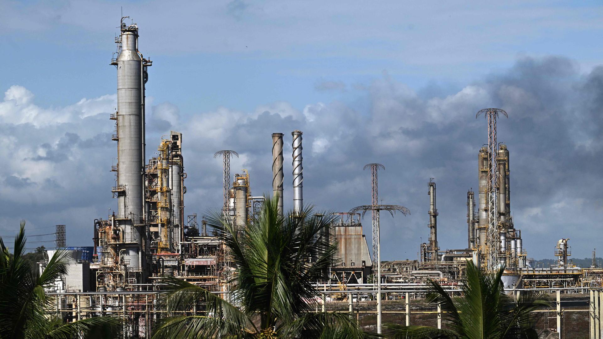 Blick auf die Raffinerie El Palito in Puerto Cabello, Bundesstaat Carabobo, Venezuela. | AFP
