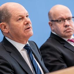 Finanzminister Olaf Scholz und Wirtschaftsminister Altmaier