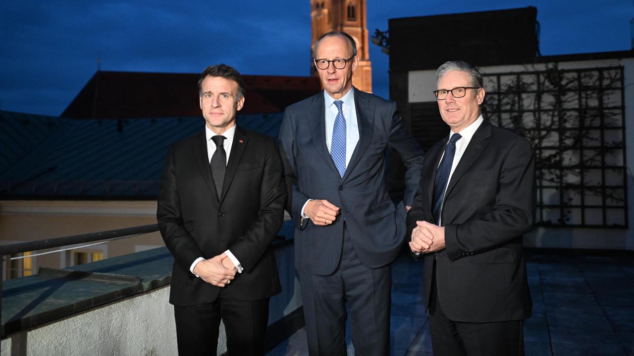 Merz, Macron und Starmer verurteilen Irans Gegenangriffe in Nahost