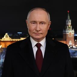 Wladimir Putin während seiner Neujahrsansprache