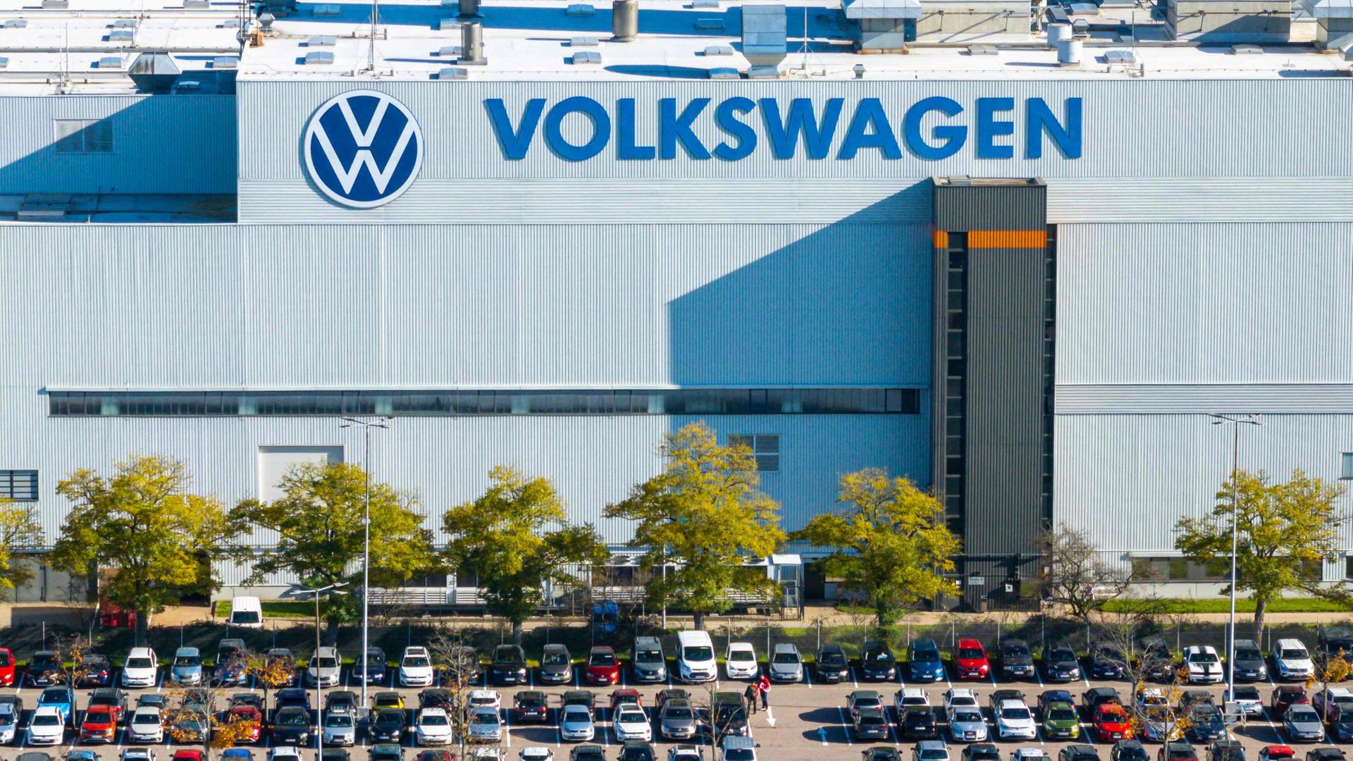 Luftansicht des VW-Werks Zwickau | AFP