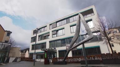 Das Krankenhaus in Boppard, Rheinland-Pfalz.