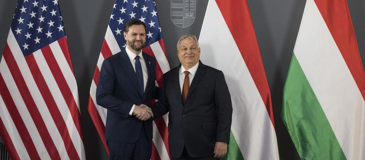 JD Vance und Viktor Orban.