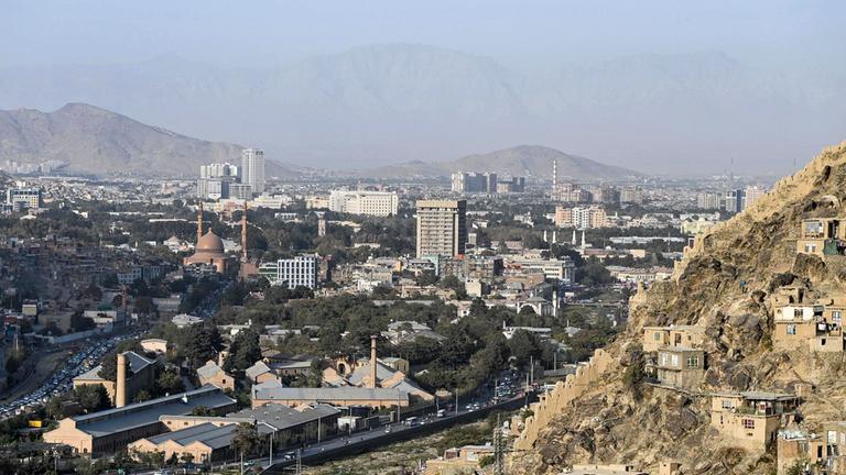 Blick auf Kabul in Afghanistan