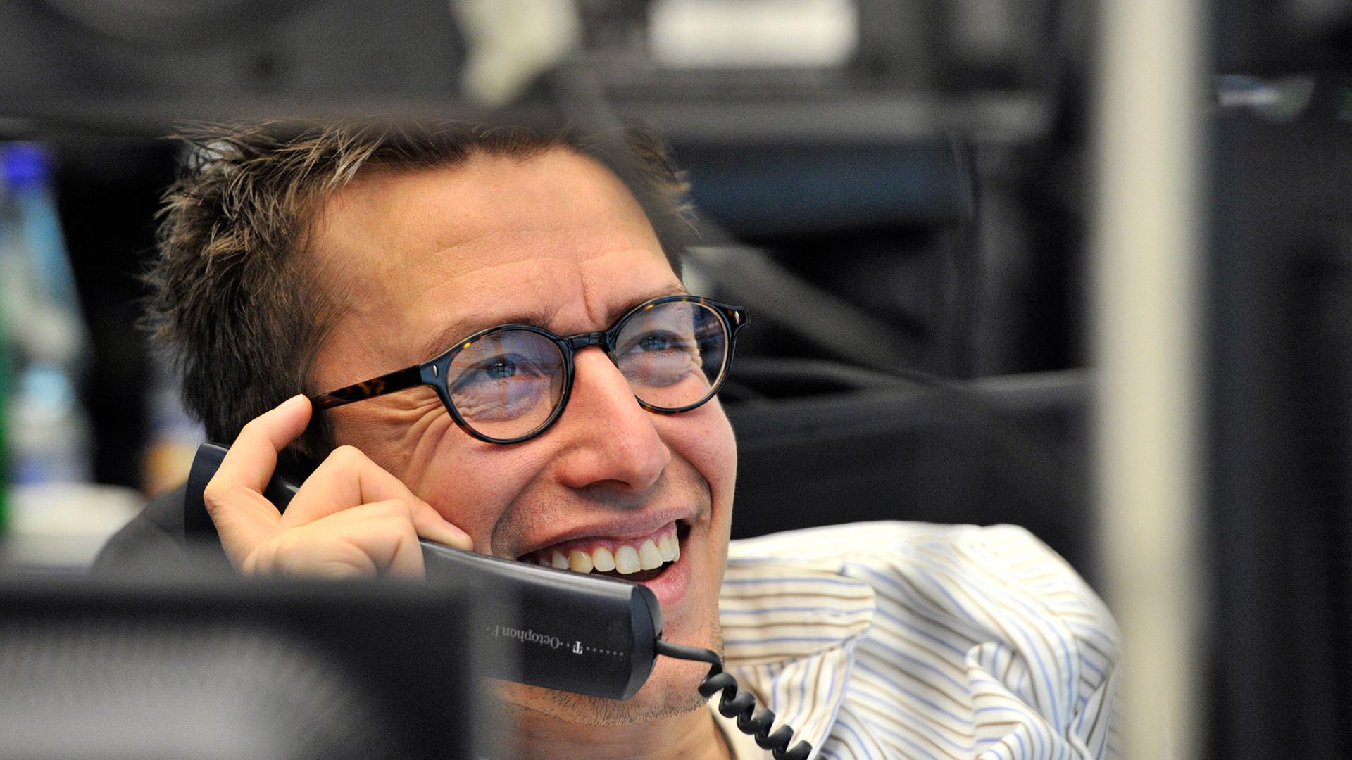 Hndler an der Frankfurter Brse | 