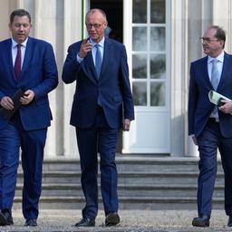 Lars Klingbeil, Friedrich Merz, und Alexander Dobrindt