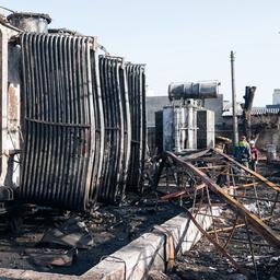 Eine beschädigte Hochspannungs-Umspannstation in der Region Odessa. (Archivbild: 06.01.2026)