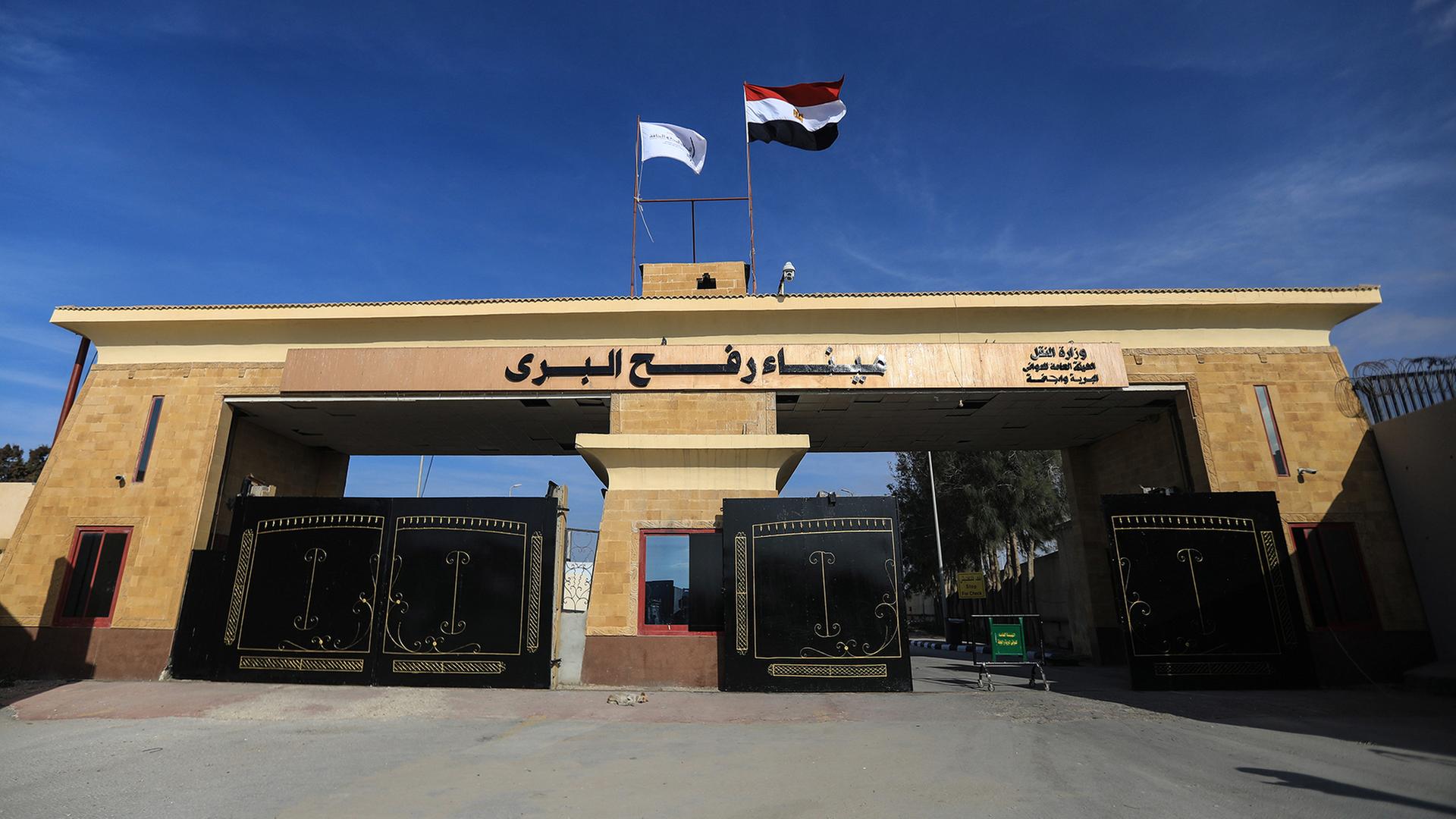 Gesamtansicht des Grenzübergangs Rafah zwischen Ägypten und den Palästinensergebieten. (Archivbild: 19.01.2025) | dpa