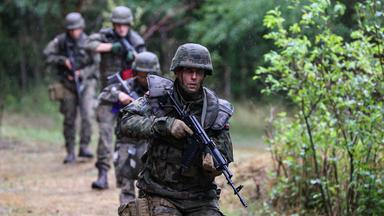 Polnische Soldaten bei Übung (Archiv)
