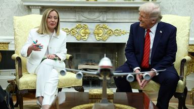 Donald Trump und Giorgia Meloni