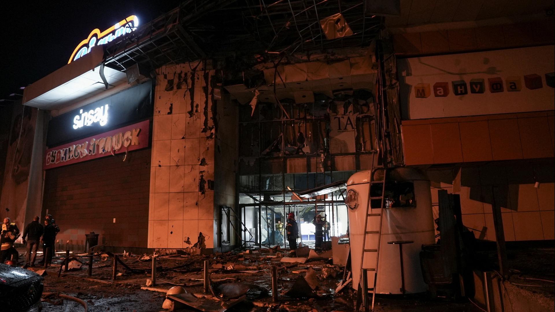 Tote nach russischem Angriff auf Einkaufszentrum in Sumy
