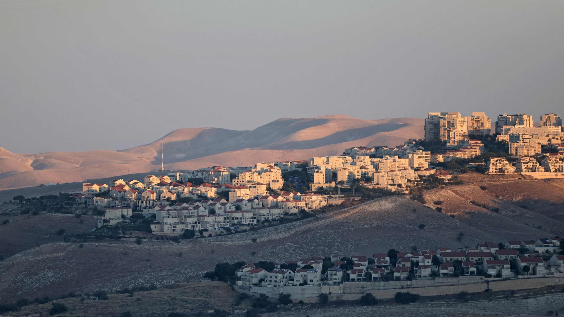 Eine israelische Siedlung im Westjordanland. | AFP