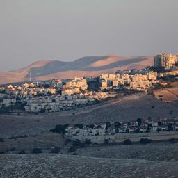 Eine israelische Siedlung im Westjordanland.